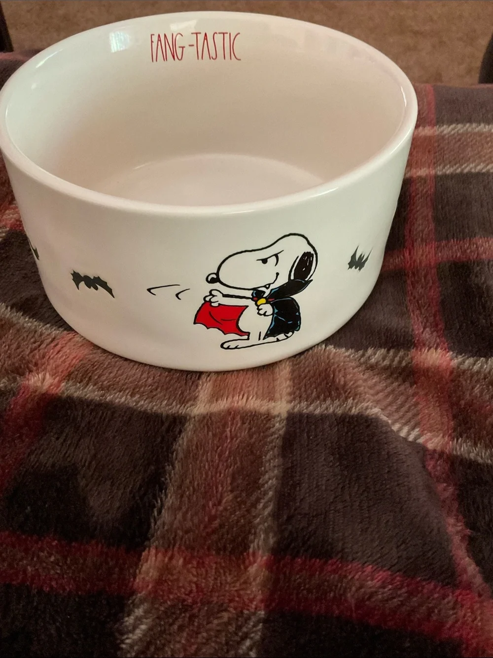 Rae Dunn White Peanuts x Rae Dunn Ceramic Collaboration Bowl